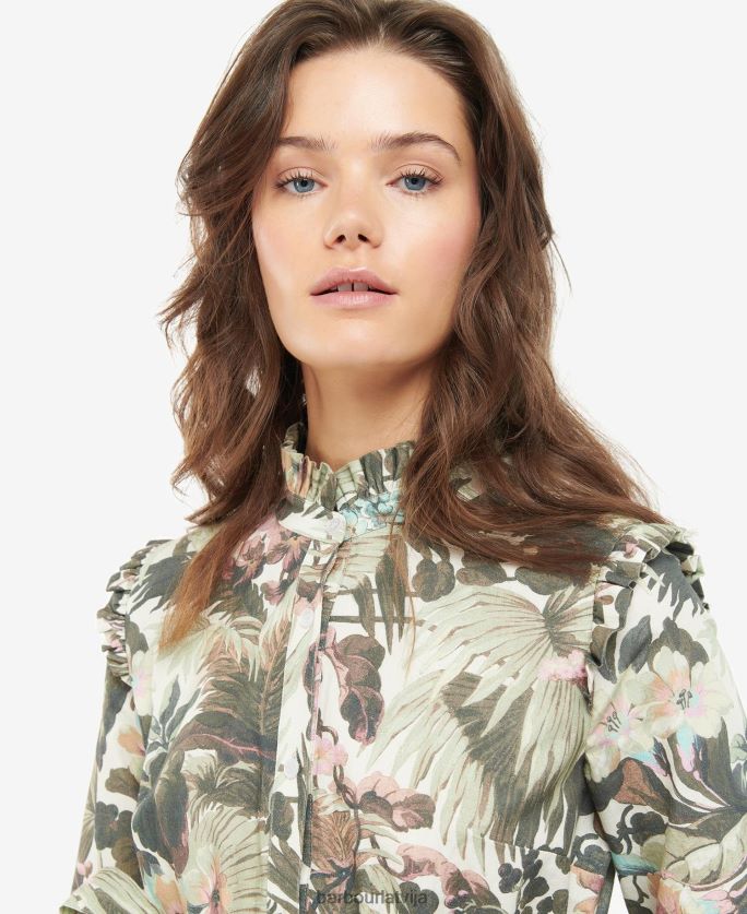 Barbour x House of Hackney sievietes gransden kleita P8J88A1896 apģērbs limerence/papiruss