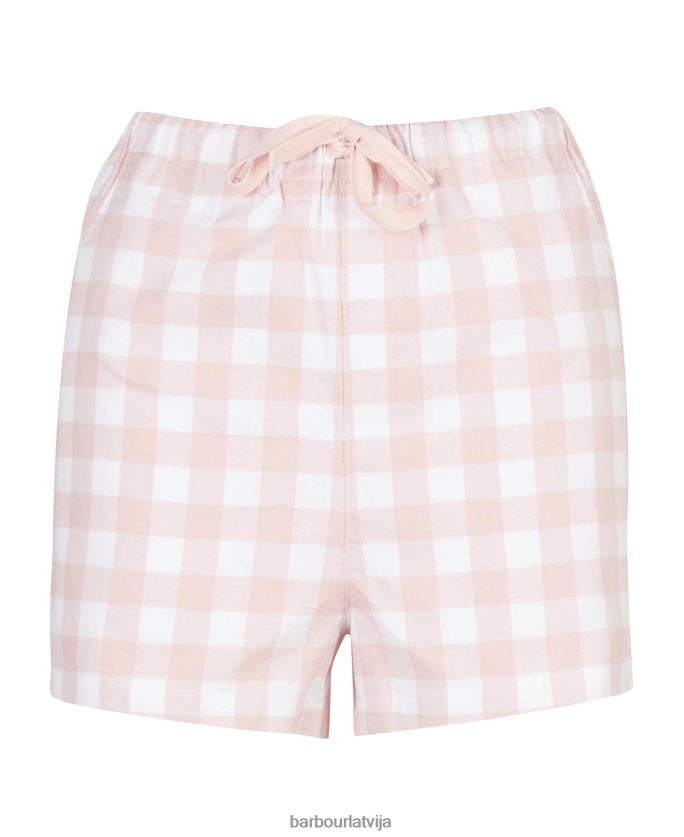 Barbour sievietes etta gingham pj komplekts P8J88A2035 apģērbs gaiši rozā gingham