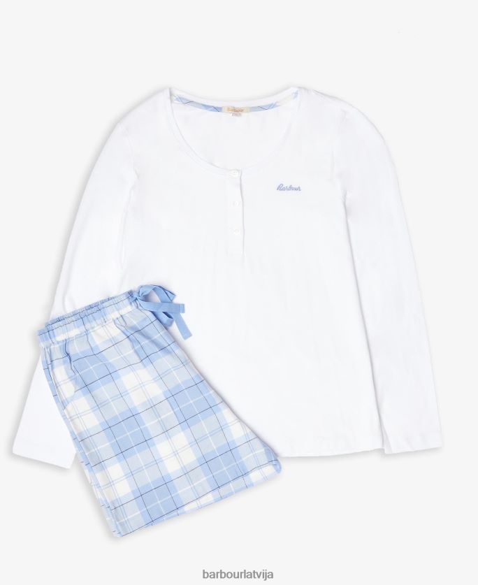 Barbour sievietes etta henley pj komplekts P8J88A2039 apģērbs Tas ir pelēks merģelis