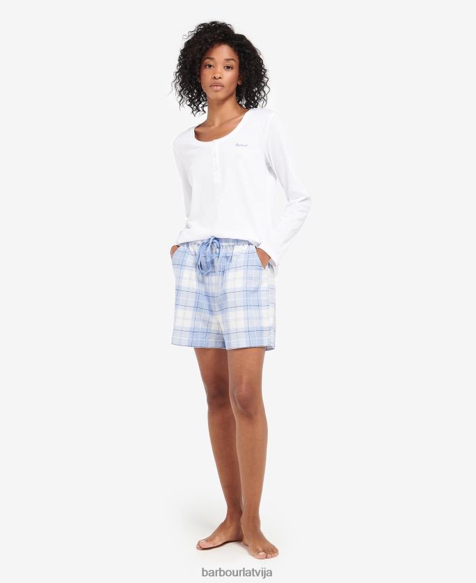 Barbour sievietes etta henley pj komplekts P8J88A2039 apģērbs Tas ir pelēks merģelis