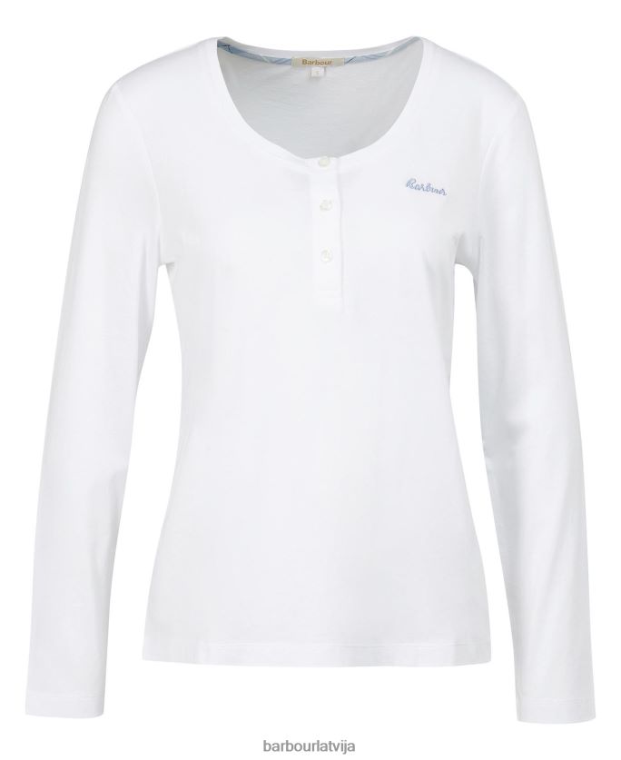 Barbour sievietes etta henley pj komplekts P8J88A2039 apģērbs Tas ir pelēks merģelis