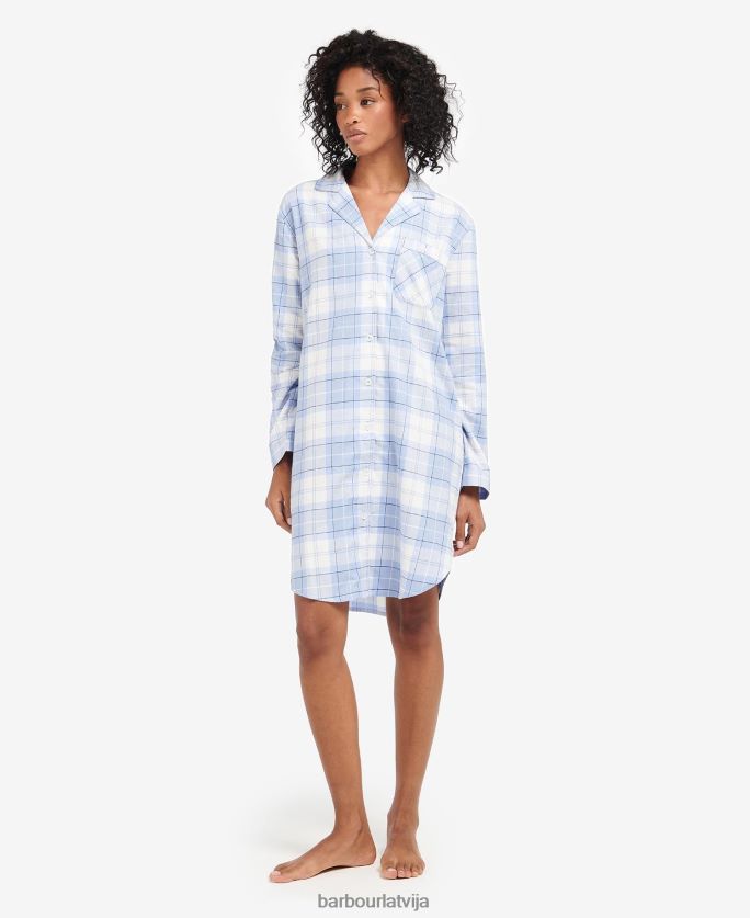 Barbour sievietes etta naktskrekls P8J88A2040 apģērbs rozā tartāns