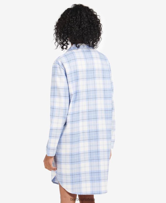 Barbour sievietes etta naktskrekls P8J88A2040 apģērbs rozā tartāns