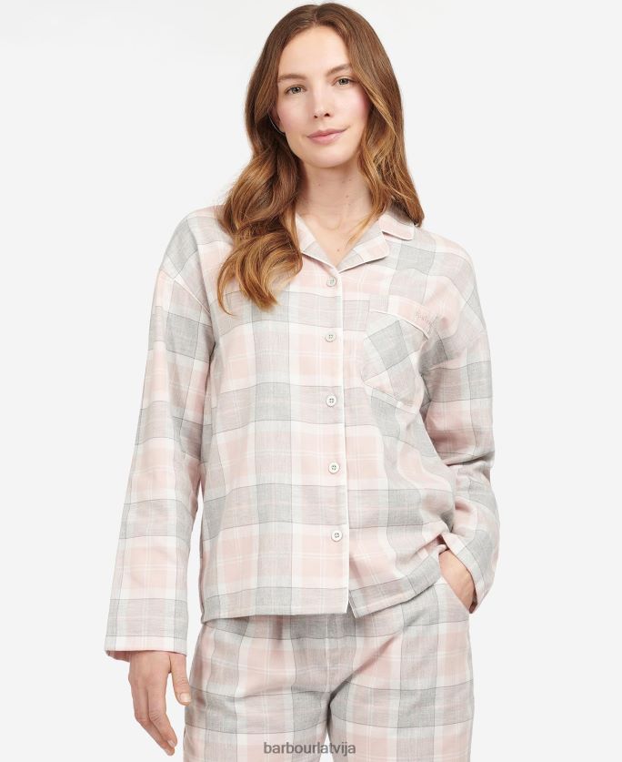 Barbour sievietes schlafanzug-set ellery P8J88A2038 apģērbs rozā tartāns
