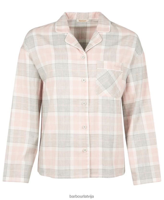 Barbour sievietes schlafanzug-set ellery P8J88A2038 apģērbs rozā tartāns