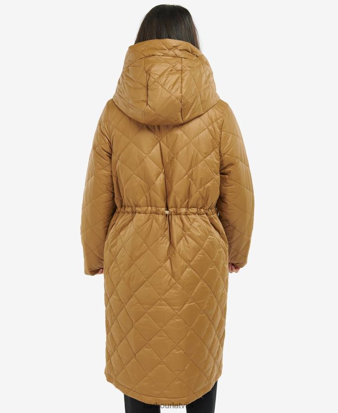 Barbour sievietes Rockhampton stepēta jaka P8J88A1466 apģērbs sadedzināta plēne