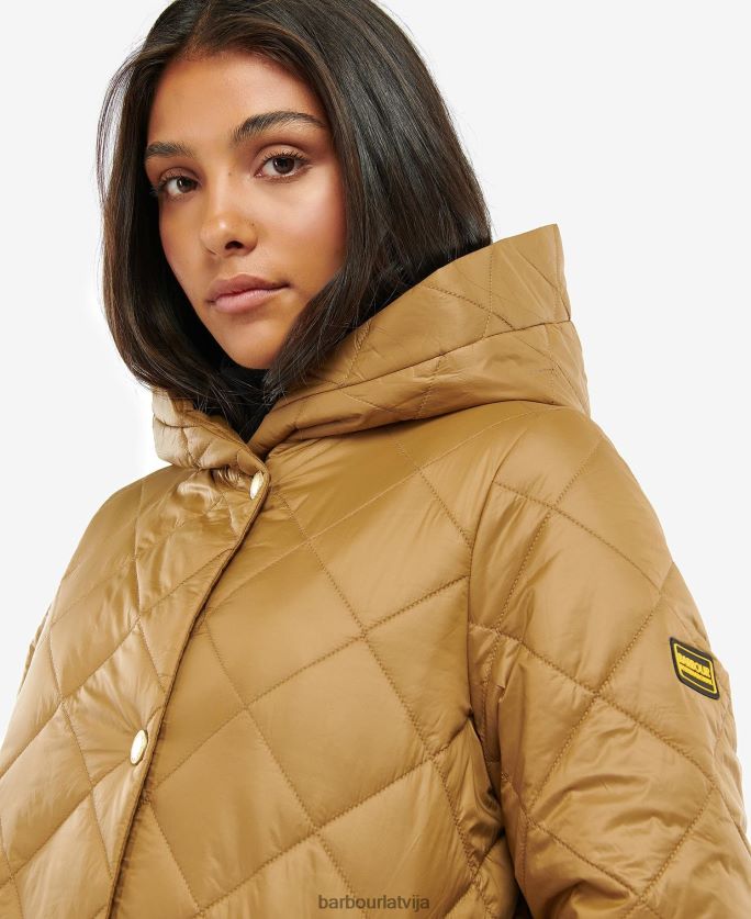 Barbour sievietes Rockhampton stepēta jaka P8J88A1466 apģērbs sadedzināta plēne