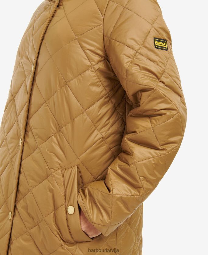 Barbour sievietes Rockhampton stepēta jaka P8J88A1466 apģērbs sadedzināta plēne
