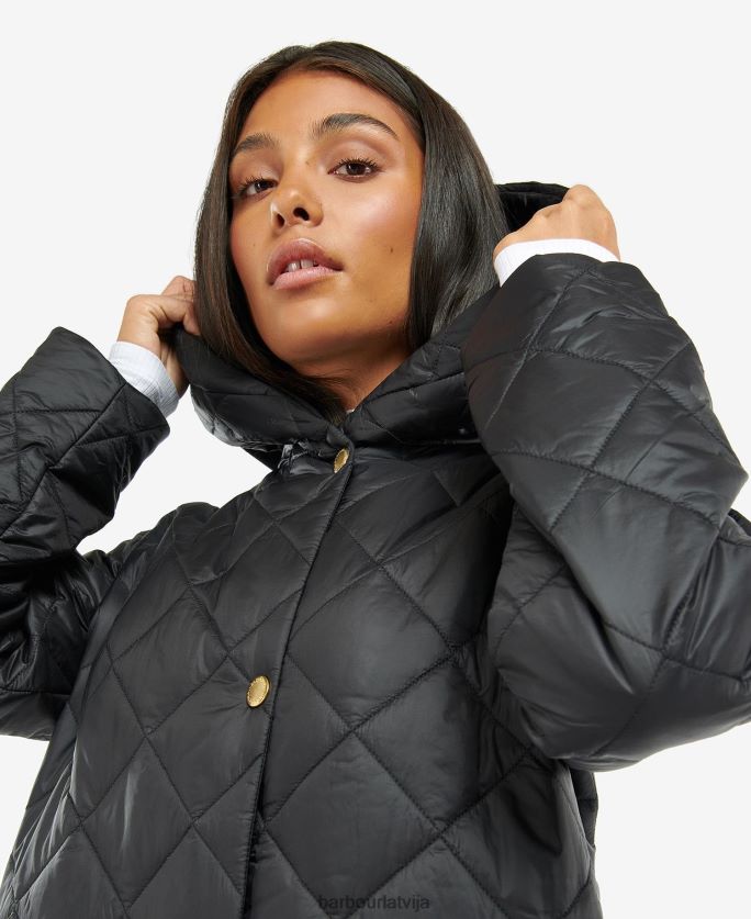 Barbour sievietes Rockhampton stepēta jaka P8J88A1473 apģērbs sadedzināta plēne