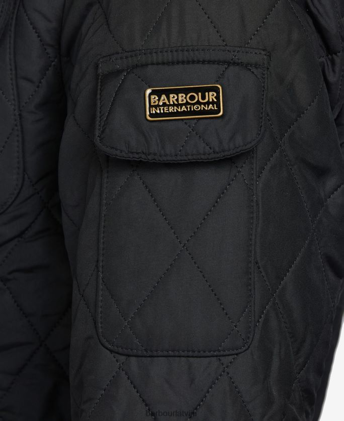 Barbour sievietes Tourer international polarquilt jaka P8J88A1445 apģērbs melns
