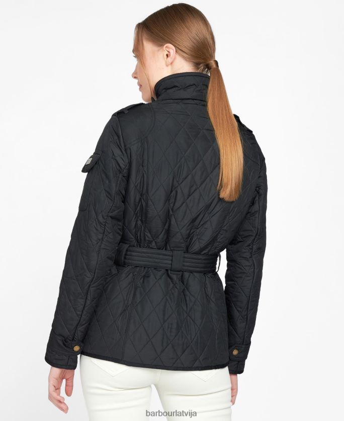 Barbour sievietes Tourer international polarquilt jaka P8J88A1445 apģērbs melns