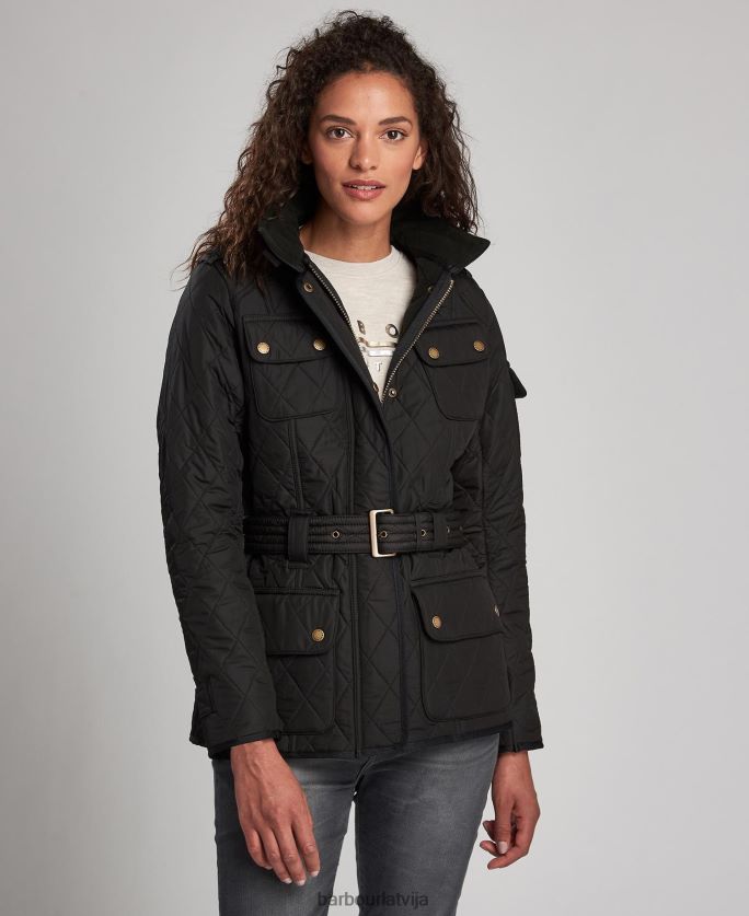 Barbour sievietes Tourer international polarquilt jaka P8J88A1445 apģērbs melns