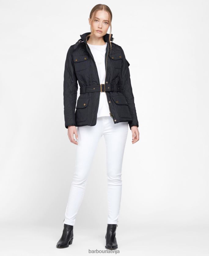 Barbour sievietes Tourer international polarquilt jaka P8J88A1451 apģērbs melns