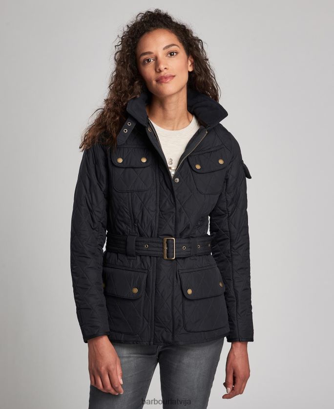 Barbour sievietes Tourer international polarquilt jaka P8J88A1451 apģērbs melns