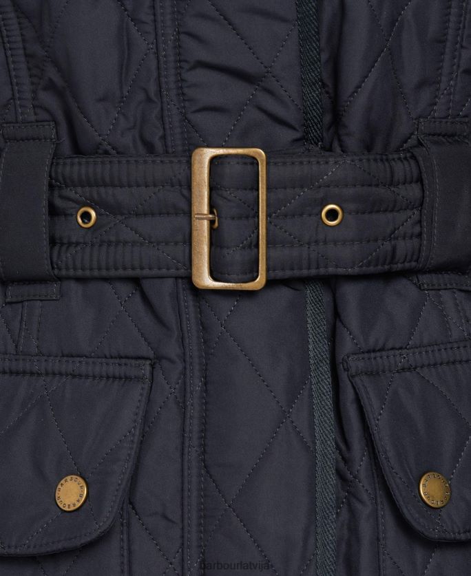 Barbour sievietes Tourer international polarquilt jaka P8J88A1451 apģērbs melns