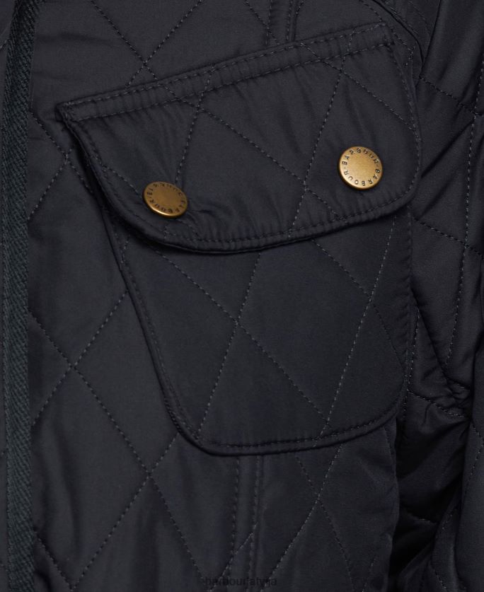 Barbour sievietes Tourer international polarquilt jaka P8J88A1451 apģērbs melns