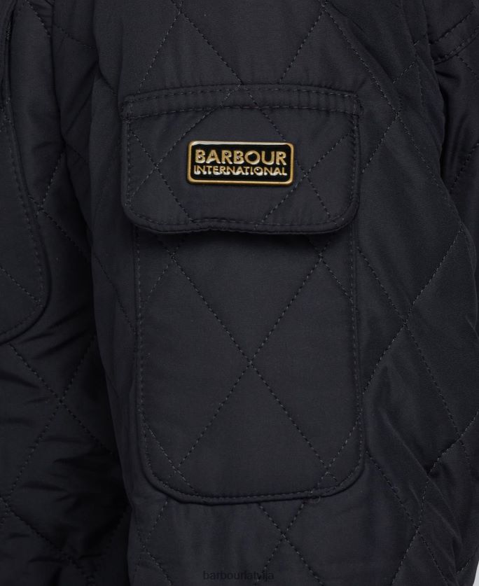 Barbour sievietes Tourer international polarquilt jaka P8J88A1451 apģērbs melns