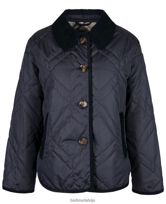 Barbour sievietes barrhead stepēts skapītis P8J88A1425 apģērbs tumša flote/senā papele