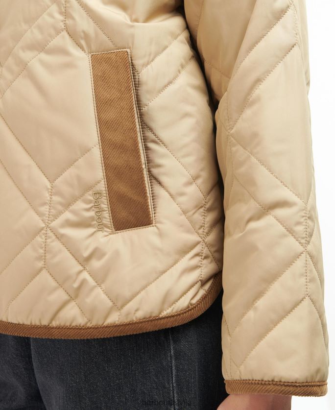 Barbour sievietes barrhead stepēts skapītis P8J88A1493 apģērbs tumša flote/senā papele