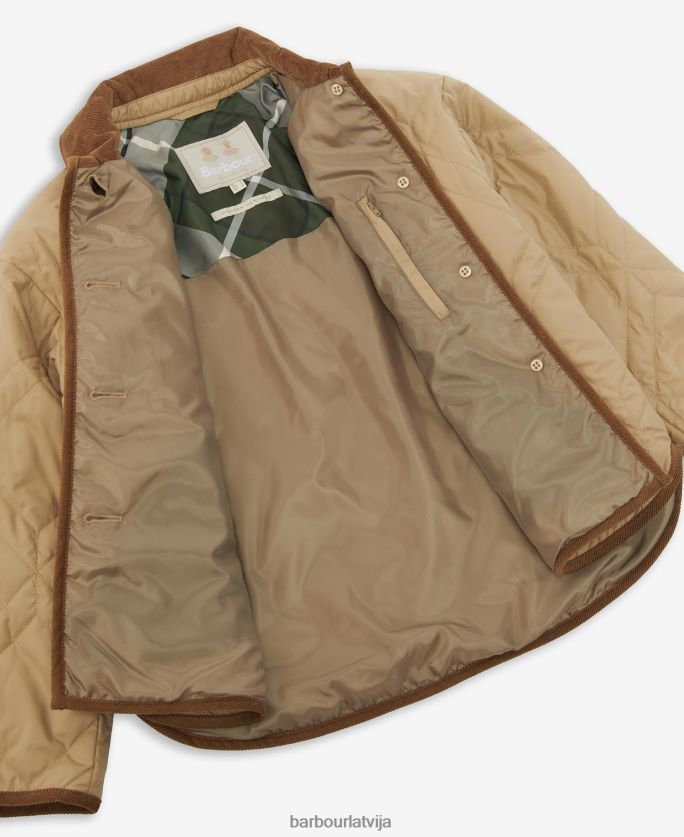 Barbour sievietes barrhead stepēts skapītis P8J88A1493 apģērbs tumša flote/senā papele