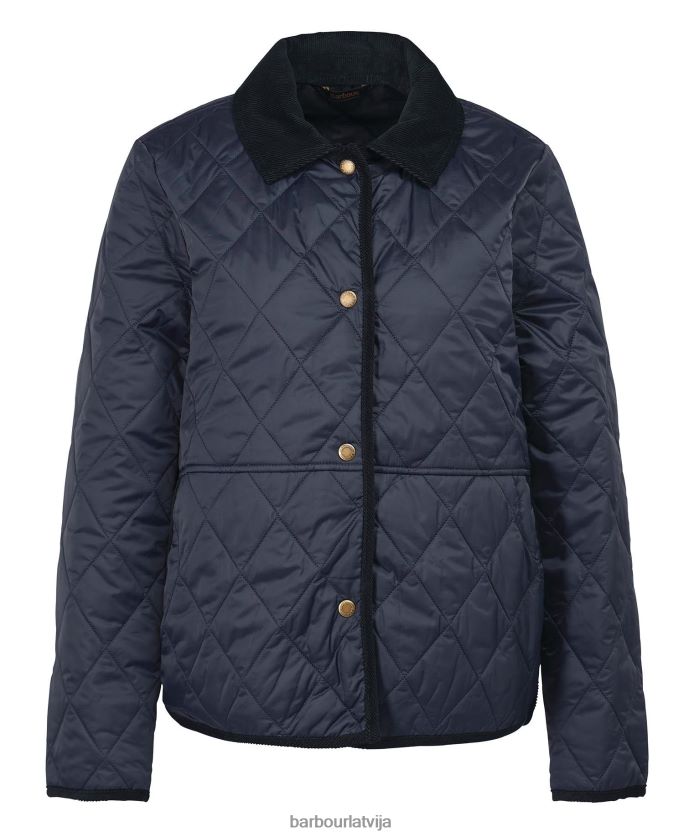 Barbour sievietes clydebank stepēta jaka P8J88A1439 apģērbs melns