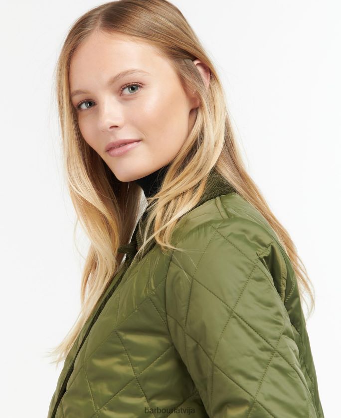 Barbour sievietes clydebank stepēta jaka P8J88A1465 apģērbs melns