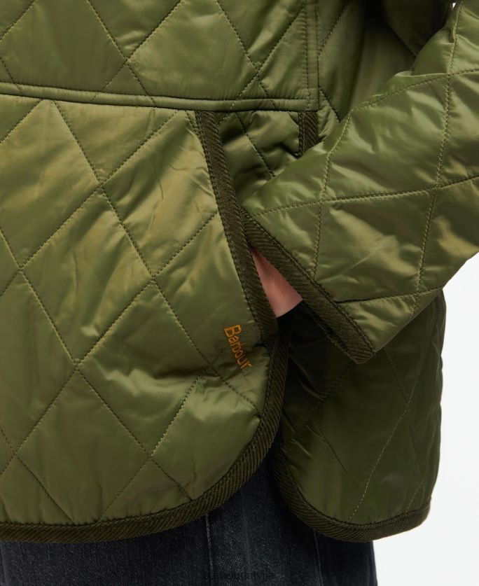 Barbour sievietes clydebank stepēta jaka P8J88A1465 apģērbs melns