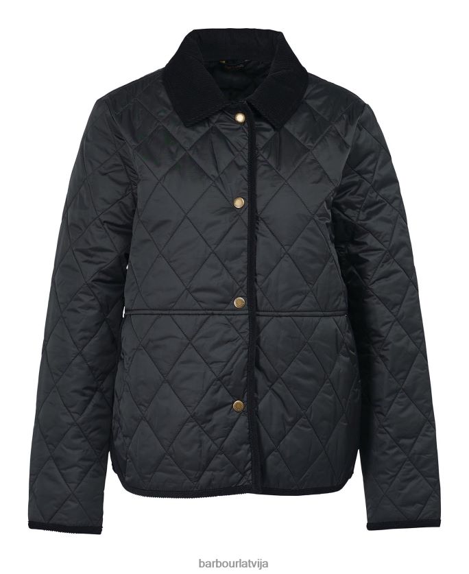 Barbour sievietes clydebank stepēta jaka P8J88A1486 apģērbs melns