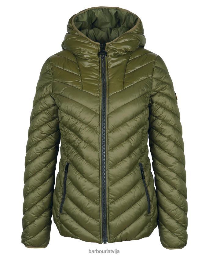 Barbour sievietes cosford stepēta jaka P8J88A1476 apģērbs klasisks melns
