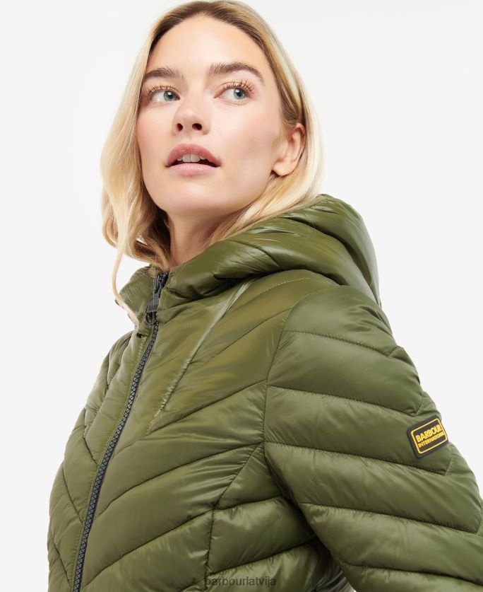 Barbour sievietes cosford stepēta jaka P8J88A1476 apģērbs klasisks melns