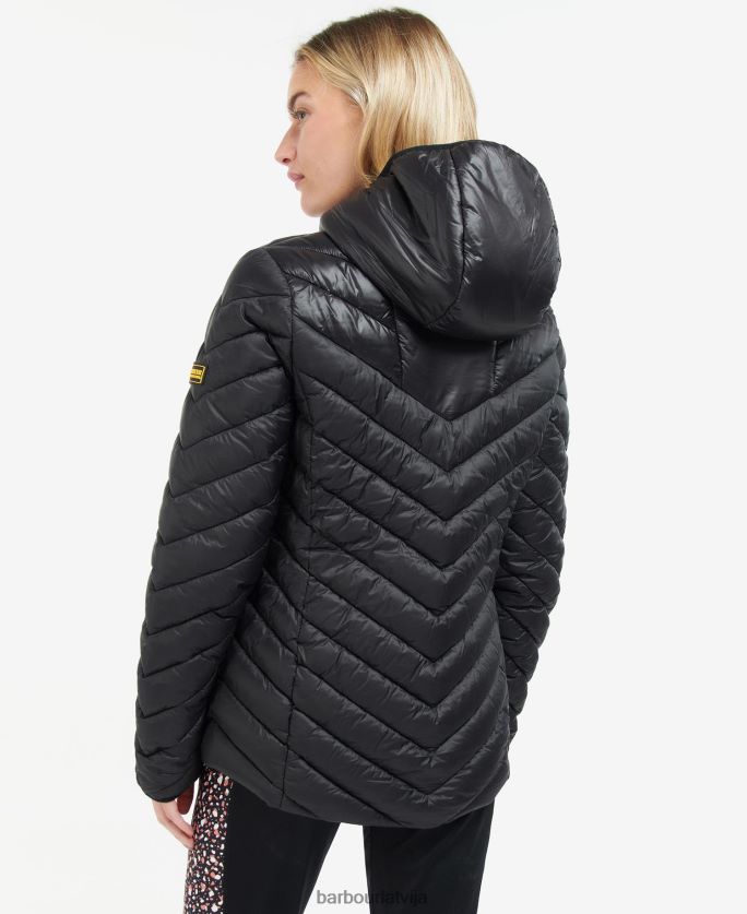 Barbour sievietes cosford stepēta jaka P8J88A1487 apģērbs klasisks melns