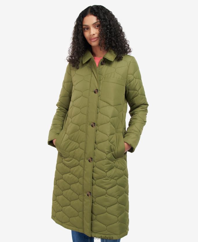 Barbour sievietes daria stepēta jaka P8J88A1420 apģērbs viegla tranšeja