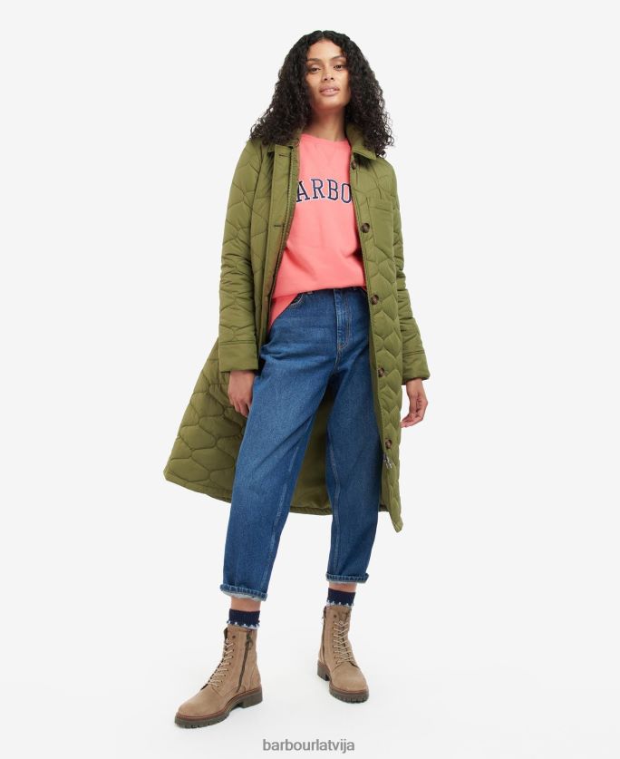 Barbour sievietes daria stepēta jaka P8J88A1420 apģērbs viegla tranšeja