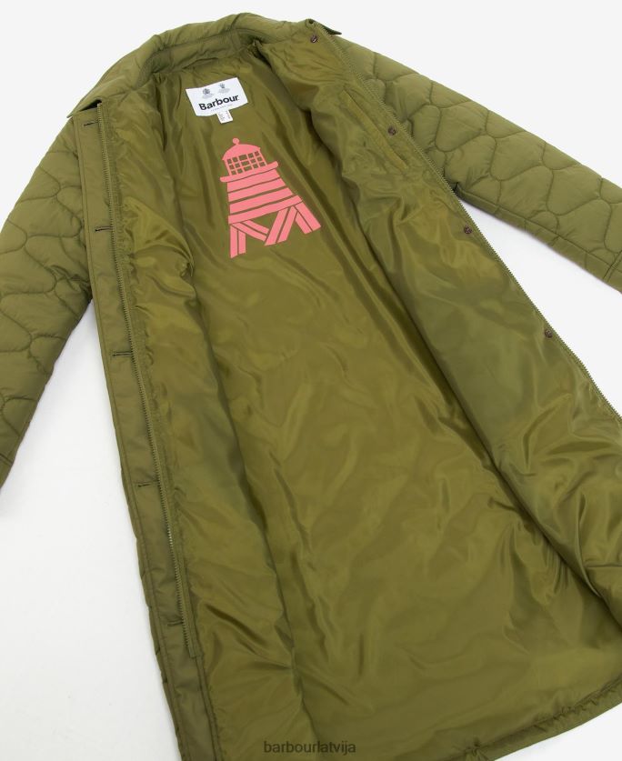 Barbour sievietes daria stepēta jaka P8J88A1420 apģērbs viegla tranšeja