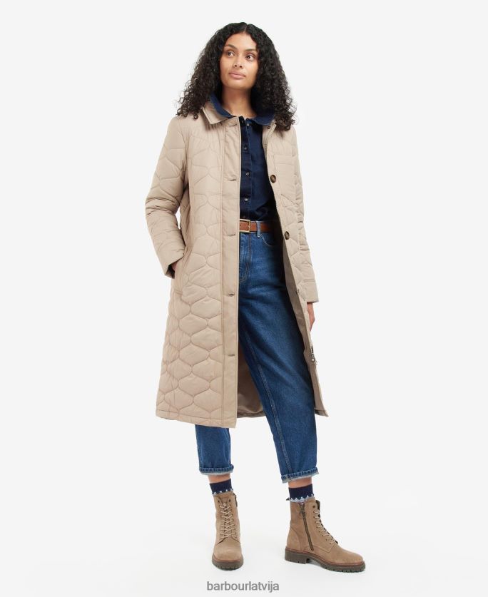 Barbour sievietes daria stepēta jaka P8J88A1434 apģērbs viegla tranšeja