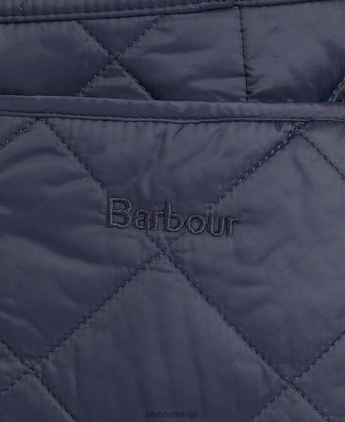 Barbour sievietes deveron stepēta jaka P8J88A1413 apģērbs melna/olīvu