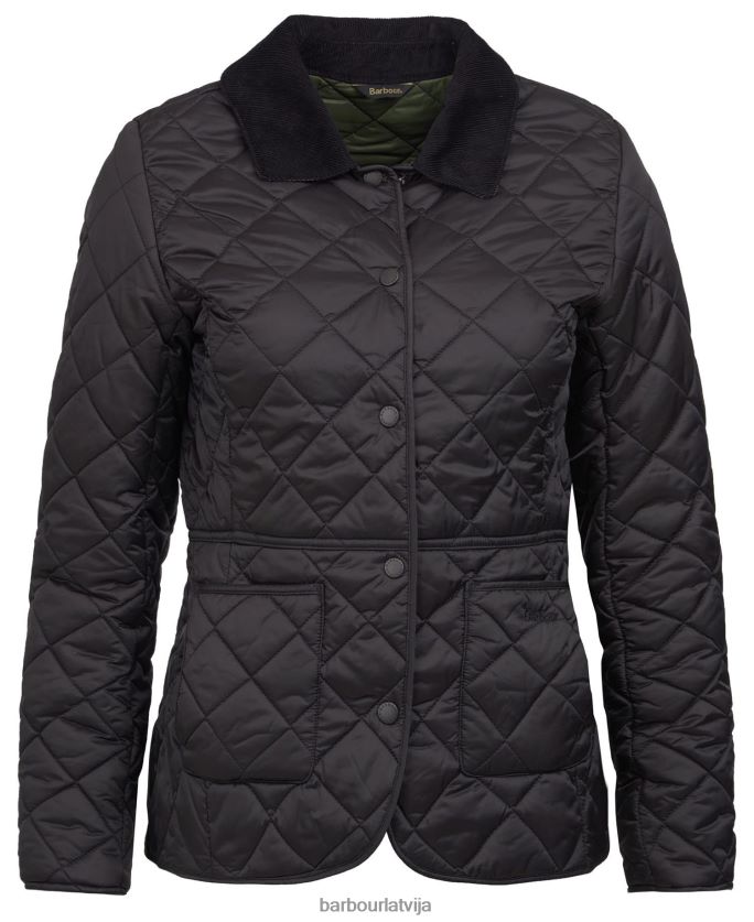 Barbour sievietes deveron stepēta jaka P8J88A1417 apģērbs vindsors/bāli rozā