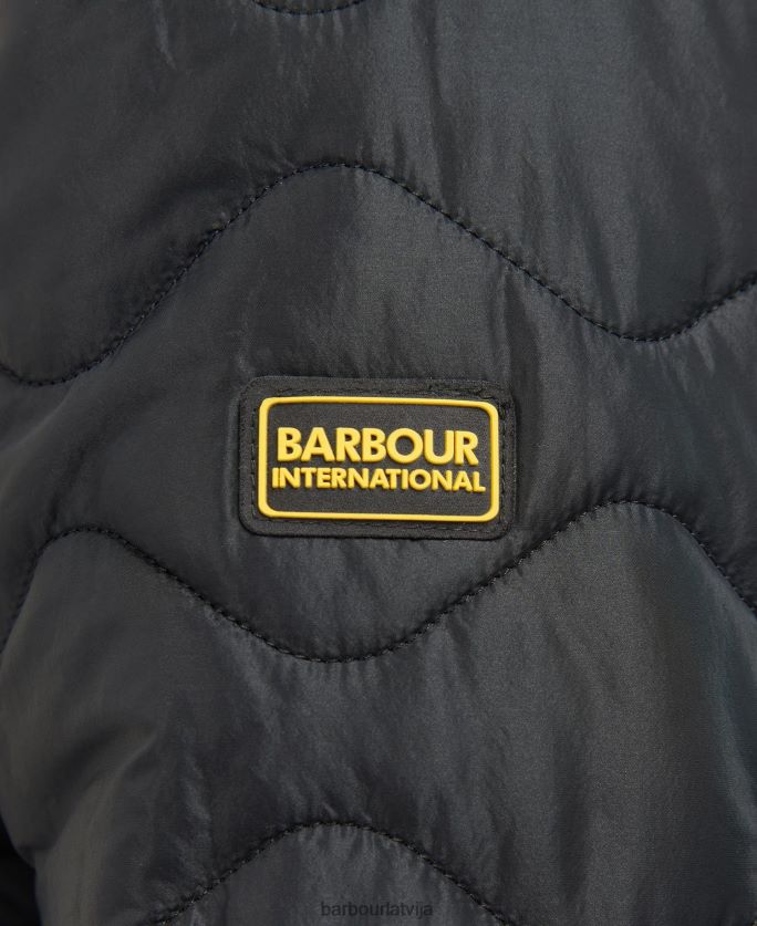 Barbour sievietes fenway apgriežama stepēta jaka P8J88A1484 apģērbs portobello/cayenne/bellini