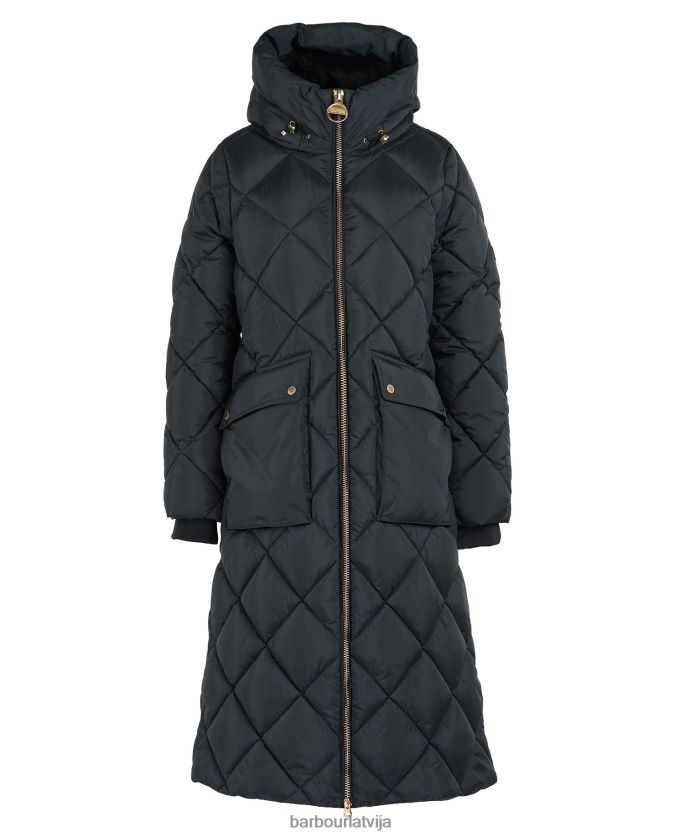 Barbour sievietes gotland stepēta jaka P8J88A1440 apģērbs klasisks melns