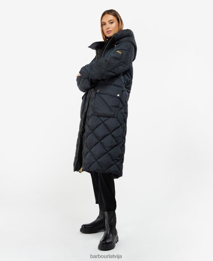 Barbour sievietes gotland stepēta jaka P8J88A1440 apģērbs klasisks melns