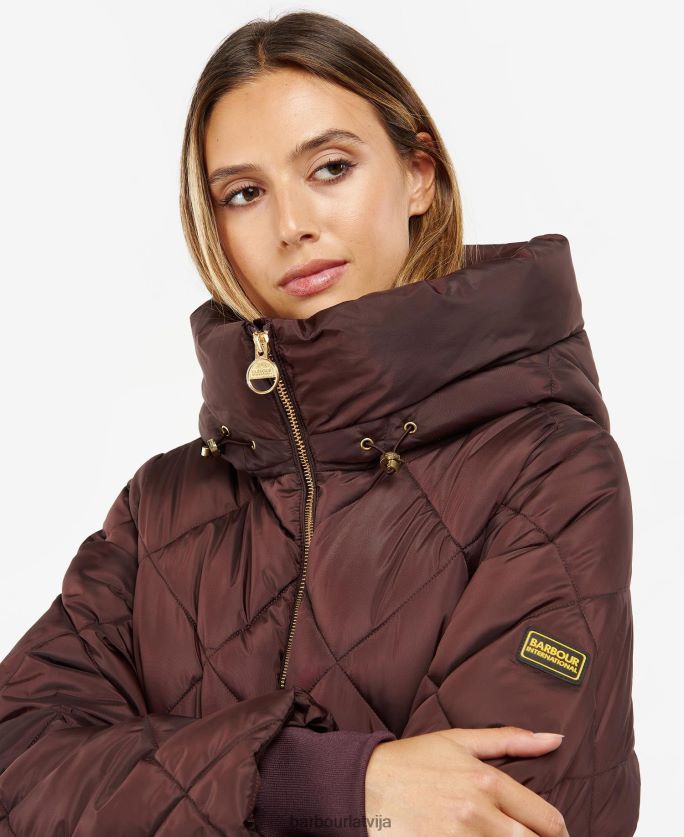 Barbour sievietes gotland stepēta jaka P8J88A1503 apģērbs klasisks melns
