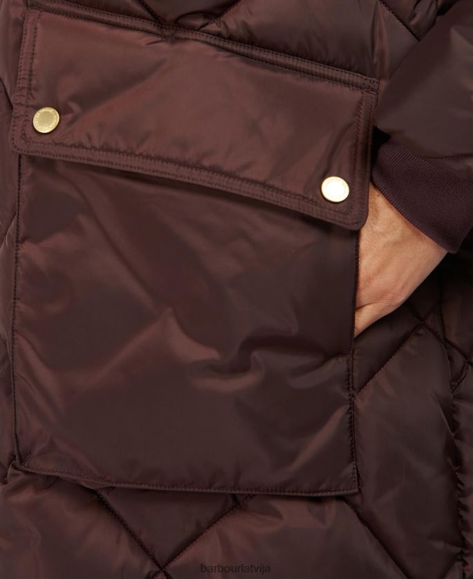 Barbour sievietes gotland stepēta jaka P8J88A1503 apģērbs klasisks melns