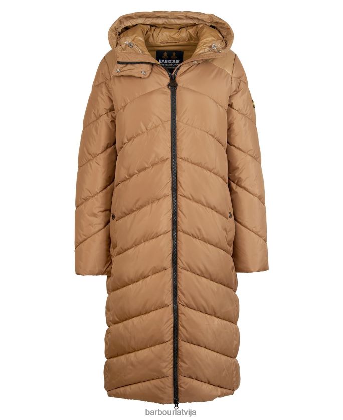 Barbour sievietes homerun stepēta jaka P8J88A1522 apģērbs sadedzināta plēne