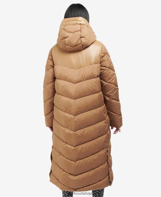 Barbour sievietes homerun stepēta jaka P8J88A1522 apģērbs sadedzināta plēne