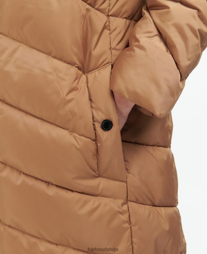 Barbour sievietes homerun stepēta jaka P8J88A1522 apģērbs sadedzināta plēne