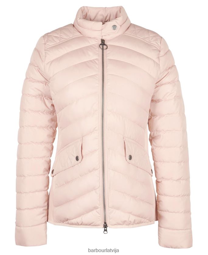 Barbour sievietes izstiepta kavalērija stepēta jaka P8J88A1437 apģērbs olīvu/olīvu merģelis