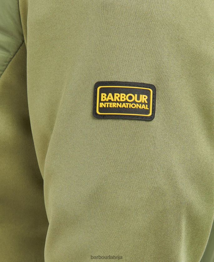 Barbour sievietes jensons stepēta jaka P8J88A1491 apģērbs pusnakts zaļš