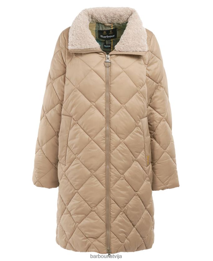 Barbour sievietes kilmory stepēta jaka P8J88A1513 apģērbs papardes lapa/klasiskais tartāns
