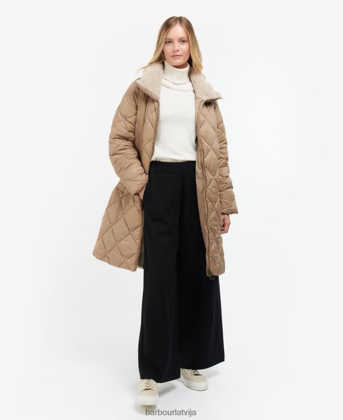 Barbour sievietes kilmory stepēta jaka P8J88A1513 apģērbs papardes lapa/klasiskais tartāns