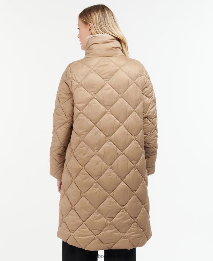 Barbour sievietes kilmory stepēta jaka P8J88A1513 apģērbs papardes lapa/klasiskais tartāns